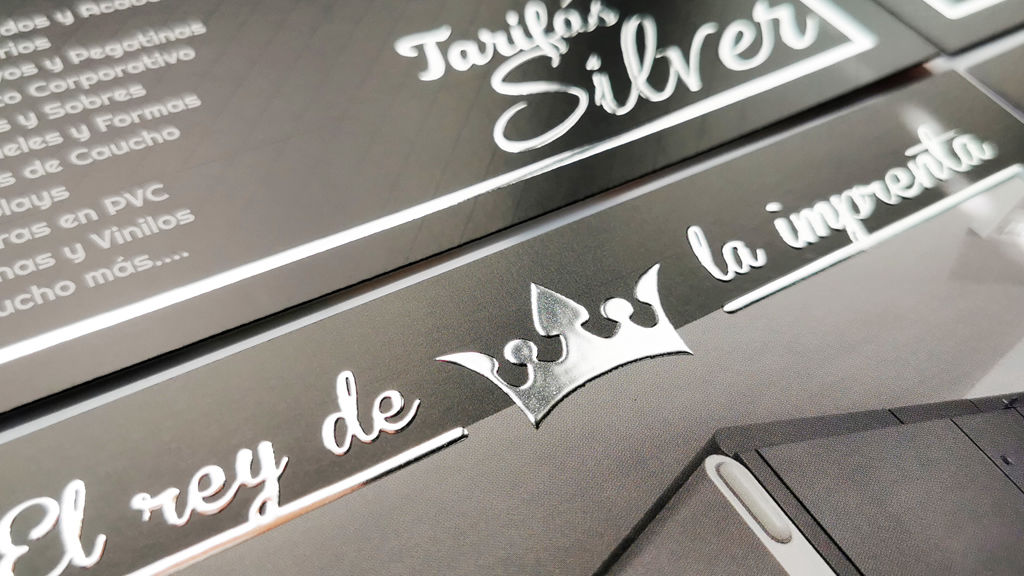Tarjetas de Visita Oro o Plata
