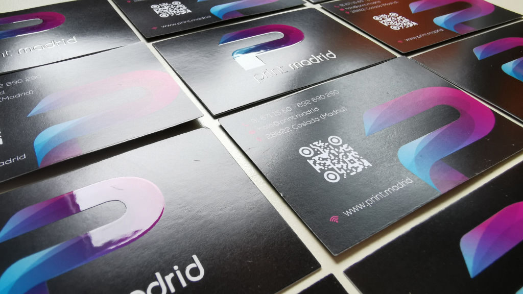 Tarjetas Barniz 3D