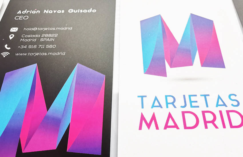 tarjetas visita gofrado mate