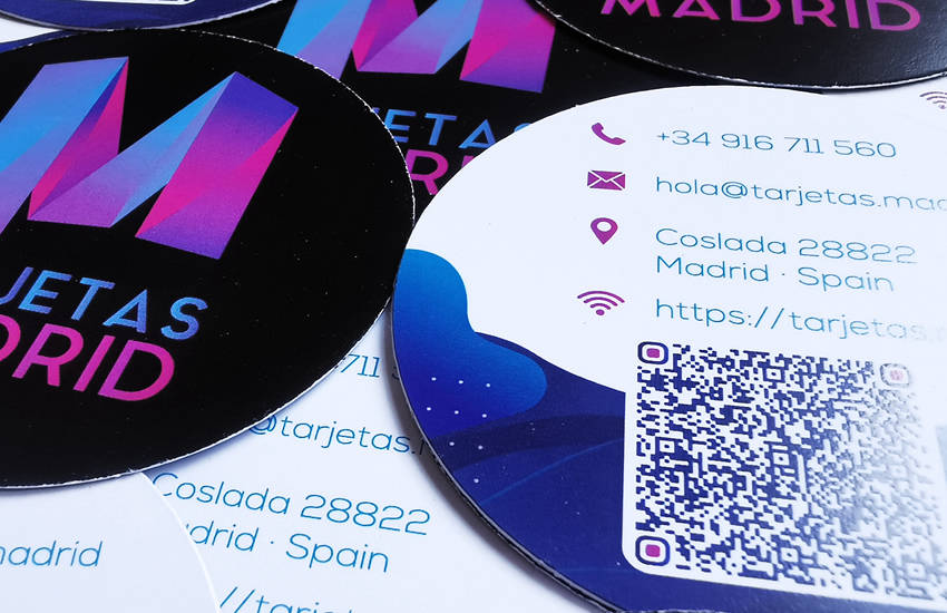 tarjetas visita circulares